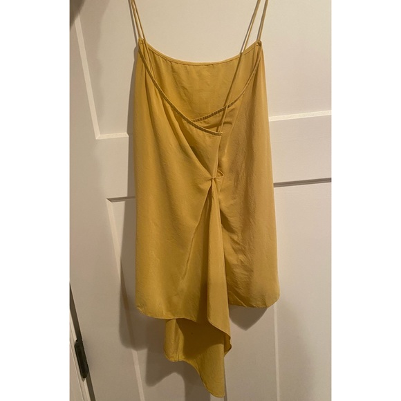 Theory delicate silk tank top in color Pollen - Picture 8 of 10